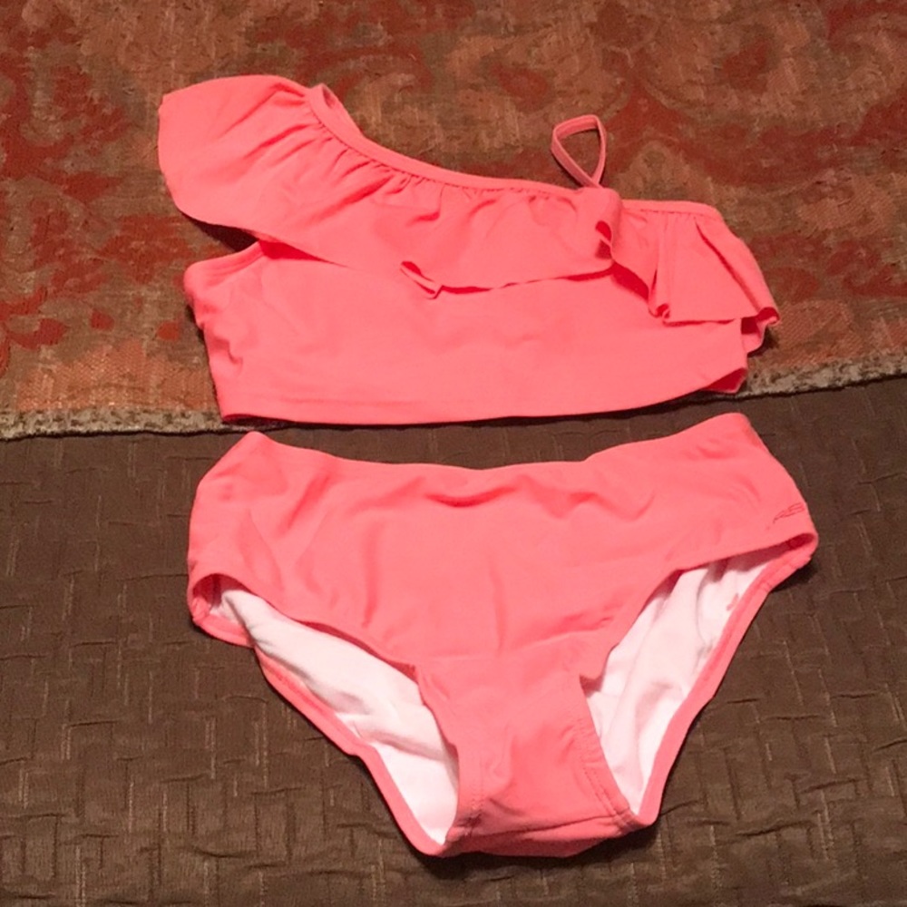 NWT Ruffle Butts Teen Two Piece Swimsuit